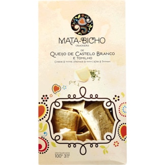 Bolachas Salgadas com Queijo de Castelo Branco e Tomilho embalagem 100 g - Mata-bicho