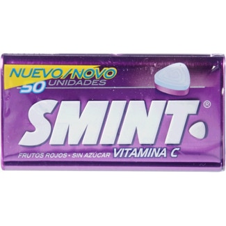 Rebuçados de Frutos Vermelhos sem Açúcar embalagem 35 g - Smint Vitamina C