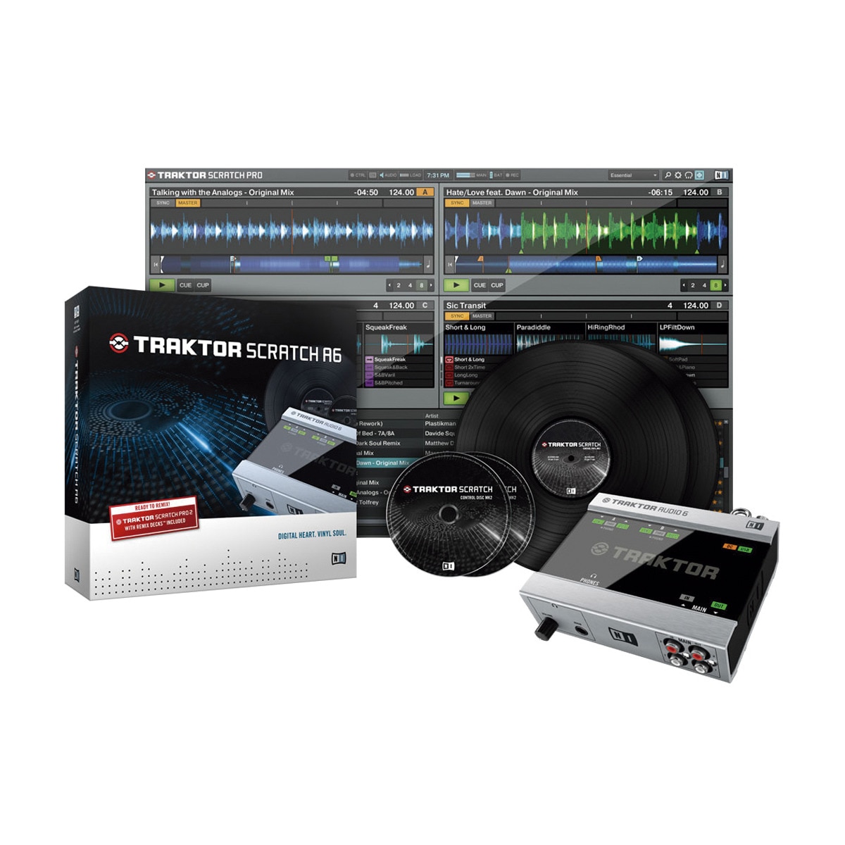 Native Instruments - Interface De Audio Para Dj Traktor Scratch A6