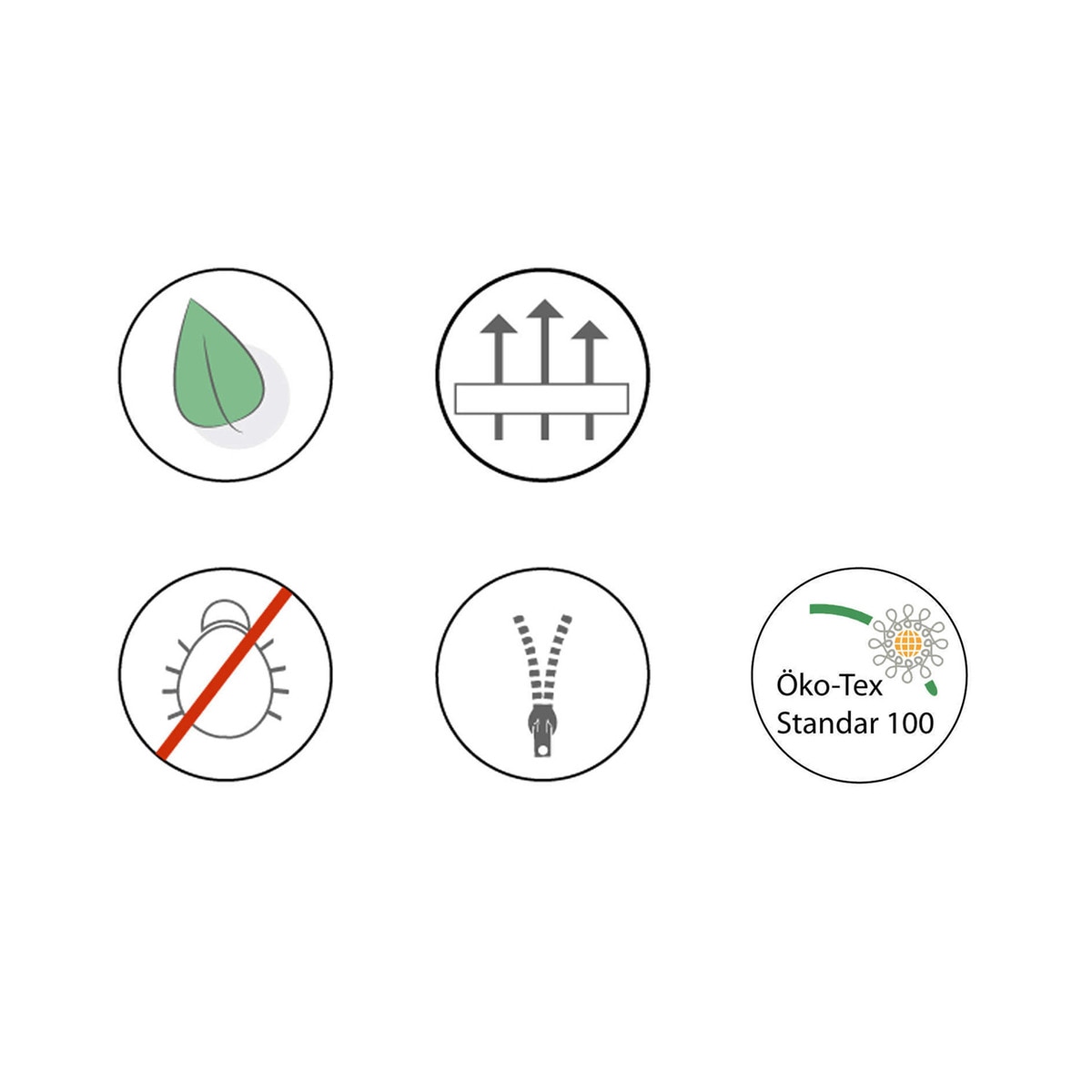 Colchão Orgânico para Berço branco (disponível em várias medidas) Branco-3