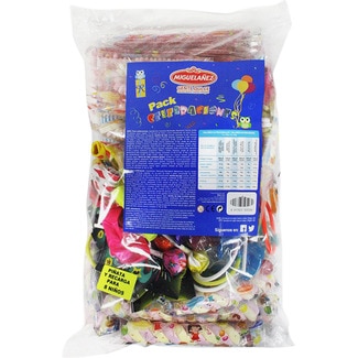pack celebraciones con piñata y surtido de dulces para 8 niños bolsa 1 unidad - Miguelañez