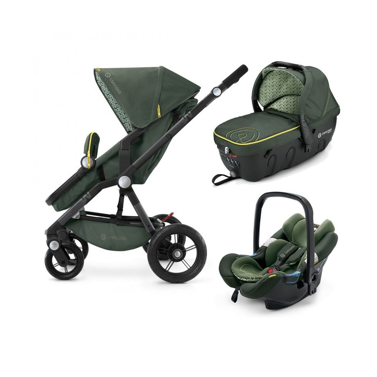 Concord Camino Baby Set Scout Steel Grey cochecito 2 pz Concord Camino Baby Set Scout Steel Grey cochecito 2 pz