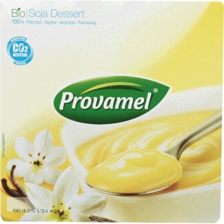 Provamel Sobremesa de Soja com Baunilha Biológica Pack 4 embalagem 125 g