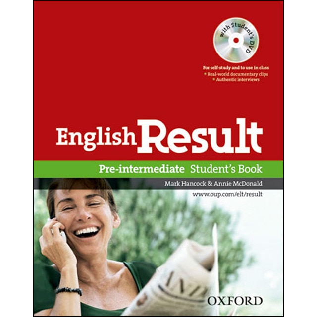 English result upper-intermediate. Student's book dvd pack 1