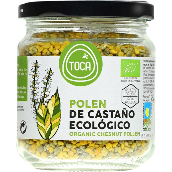 polen de castaño ecológico tarro 125 g
