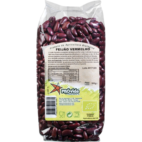 Feijão Vermelho Biológico embalagem 500 g