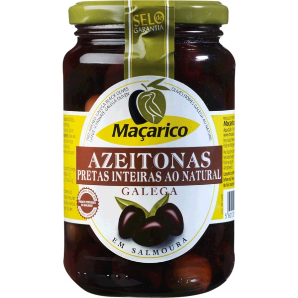 Azeitonas Pretas Galegas Inteiras 350 g