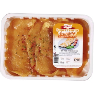 Peito de Frango Fatiado com Ervas Finas Peso Aproximado por 450 g - Coren