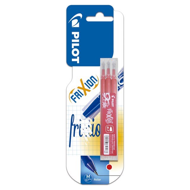 Imagen 0 de Set de 3 Recambios para Frixion Ball y Clicker Pilot rojo