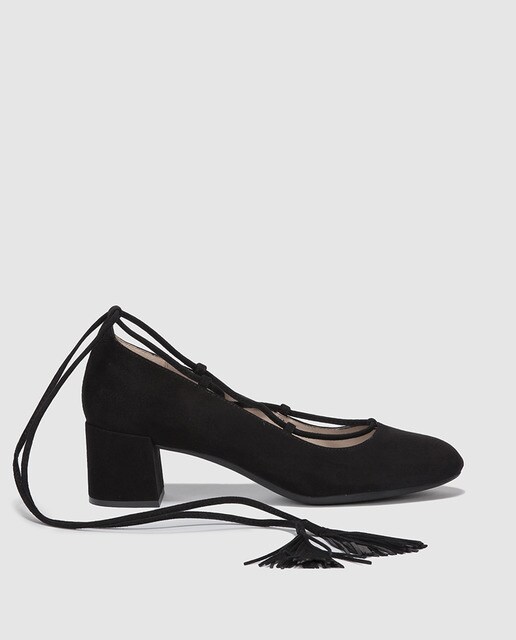 Zapatos de salón de mujer Unisa negros con adorno cordón · Unisa · El Corte  Inglés
