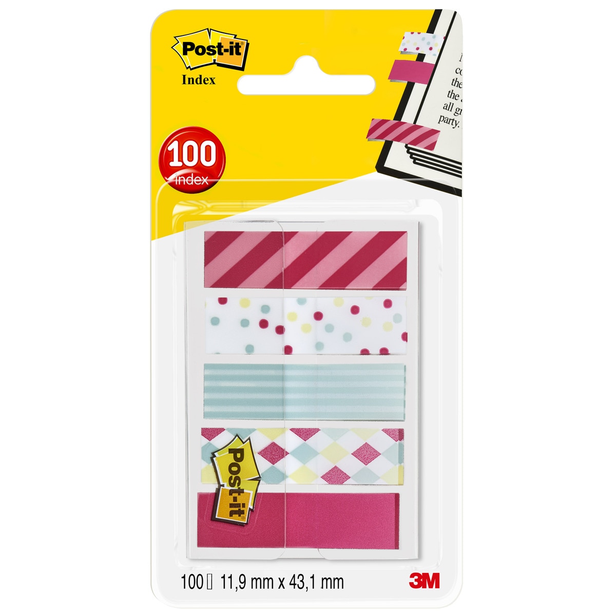Imagen 0 de Marcadores Index Pequeños 1/2" Primavera Post-it
