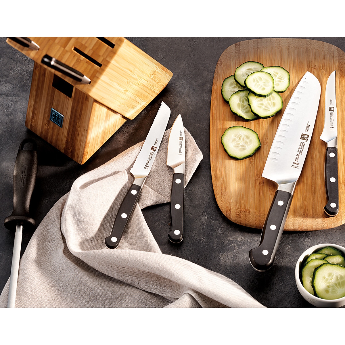 Faca para costeletas Pro Preto-2