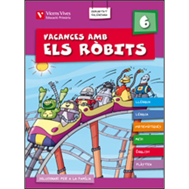 Vacances amb els robits 6. Llibre de l'alumne+solucionari(Tapa blanda) 1