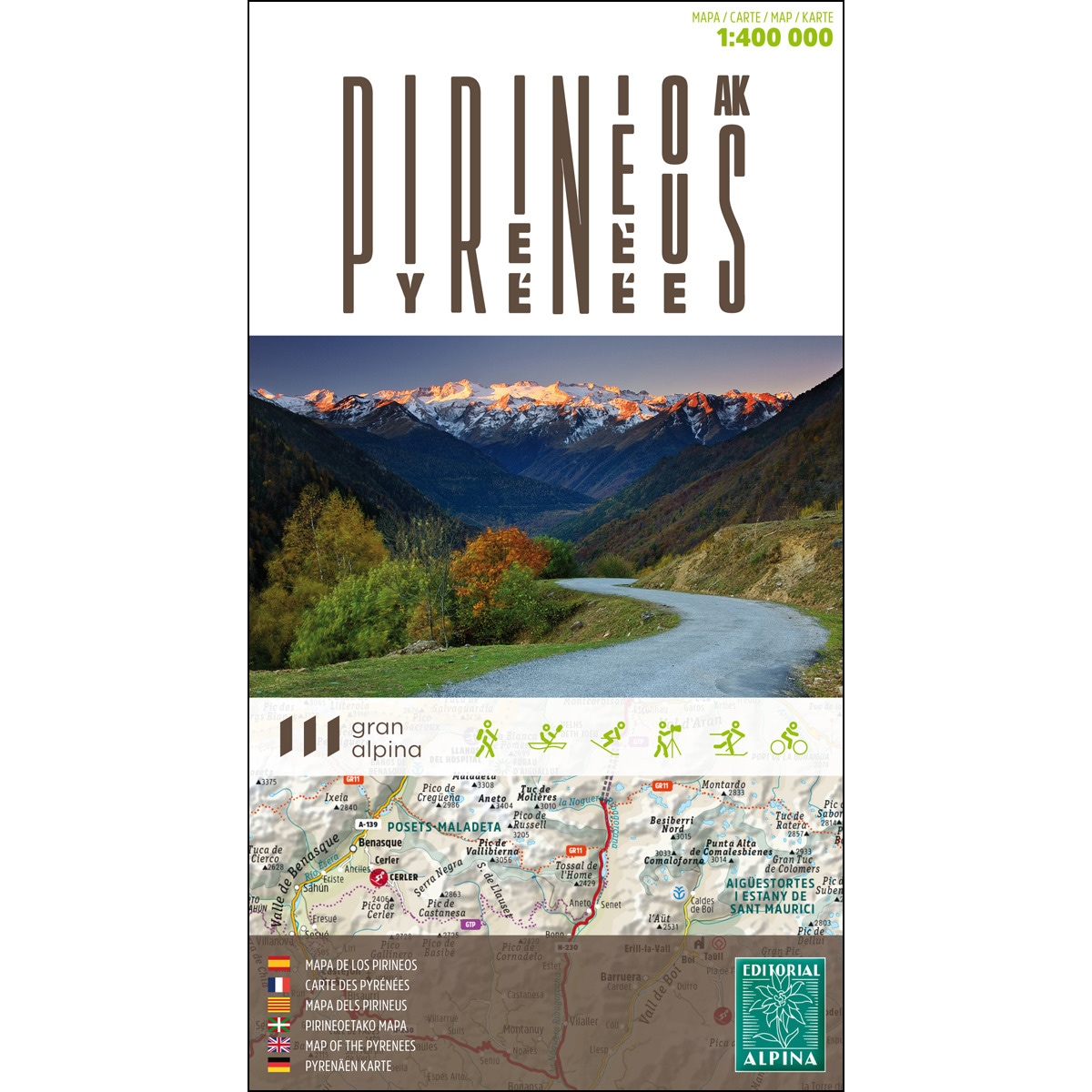 Imagem 0 de Pirineos 1:400.000 -Alpina
