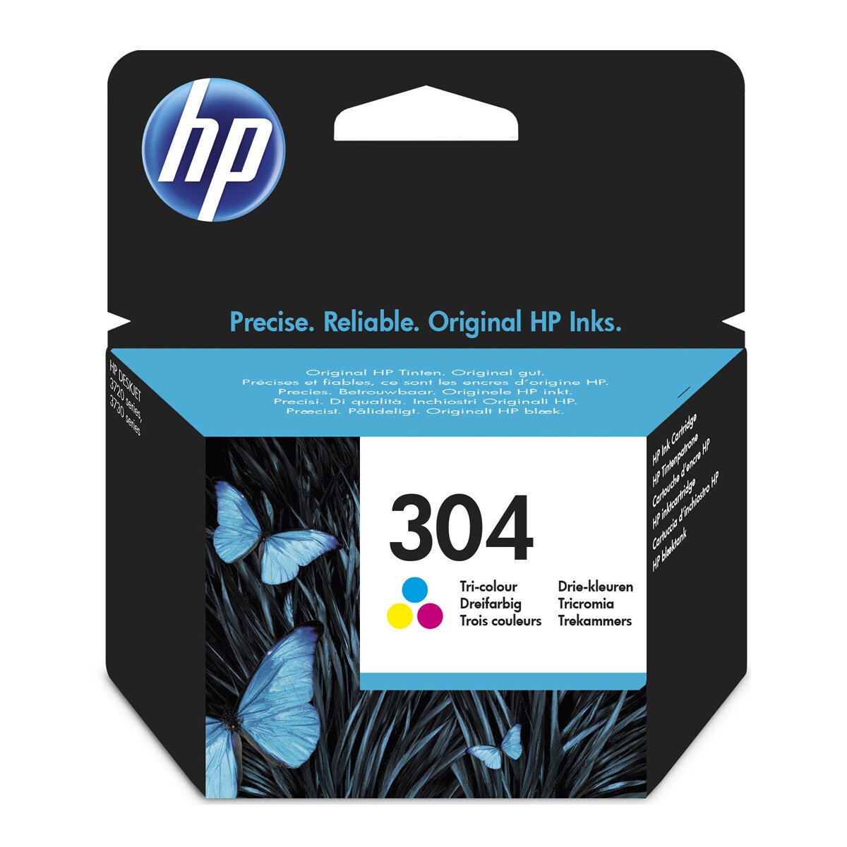 Comprar Cartucho de tinta original HP 304 tricolor (N9K05AE) · HP · Hipercor