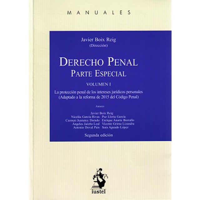 Imagem 0 de Derecho Penal. Parte Especial. Vol. I
