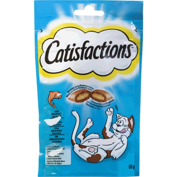 Snack para Gato com Salmão embalagem 60 g