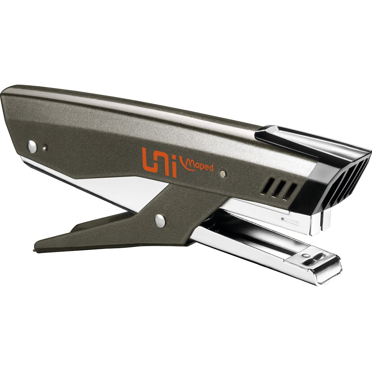 Pinza Grapadora 26/6 + 400 Grapas Universal Metal Standard Maped gris Gris-3