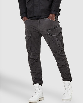 Pantalón cargo hombre G-Star Raw Rovic Zip 3D tapered gris · G-Star Raw ·  El Corte Inglés