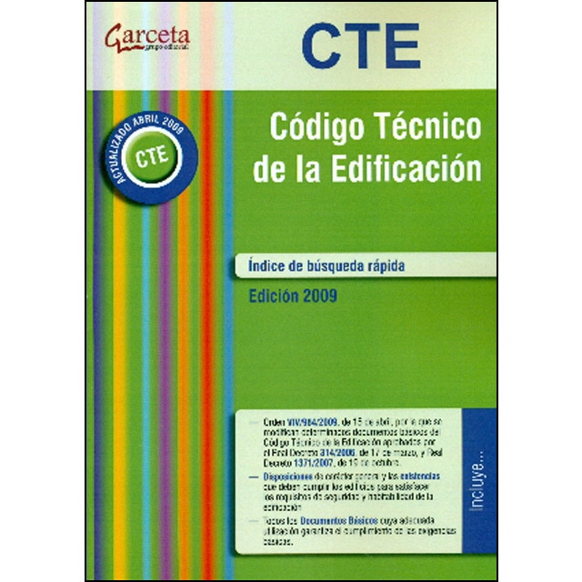 CODIGO TECNICO DE LA EDIFICACION -CTE-: INDICE DE BUSQUEDA RAPIDA 1