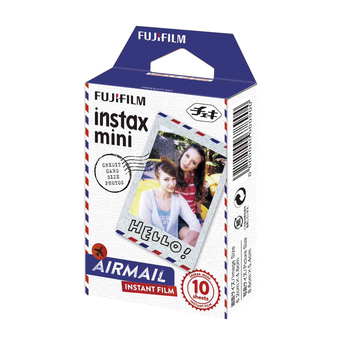 Carga Fujifilm Instax Mini Airmail 10 Folhas 1