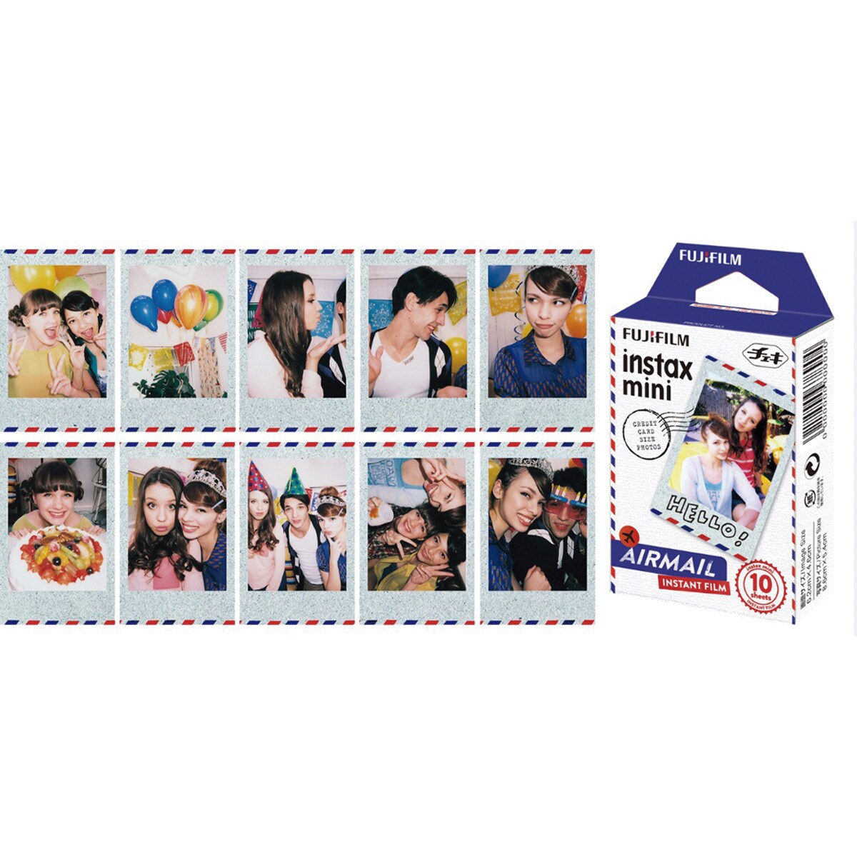 Carga Fujifilm Instax Mini Airmail 10 Folhas 2