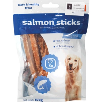 Snacks para Cão Sticks com Salmão 100 g - Les Filous