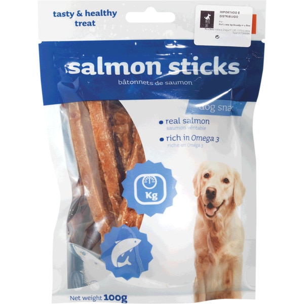 Snacks para Cão Sticks com Salmão 100 g