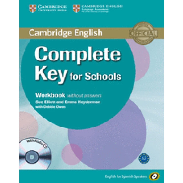 Complete key for schools for spanish speakers workbook without answers with audio cd 1