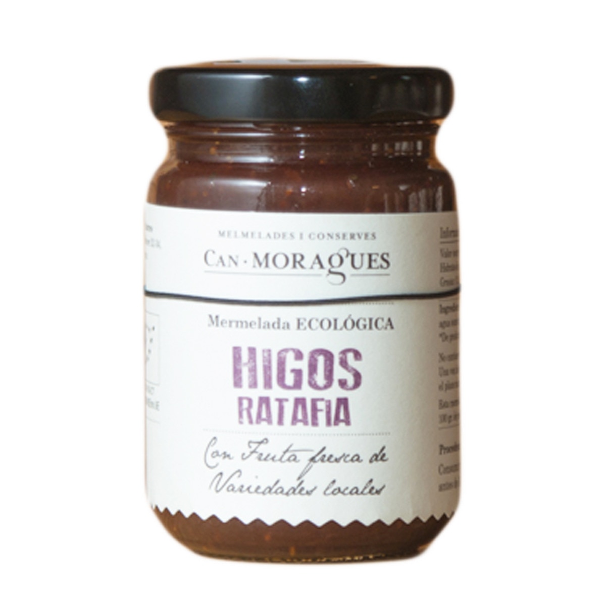 Mermelada ecológica de higos con ratafía Can Moragues 1