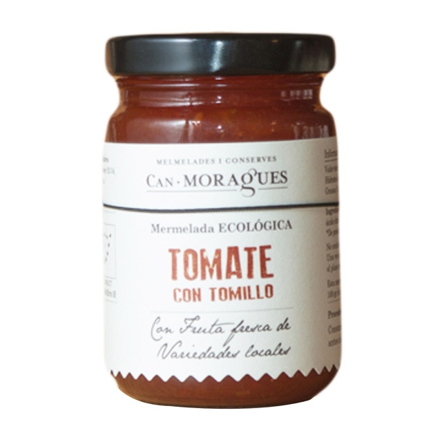 Imagen 0 de Mermelada ecológica de tomate con tomillo Can Moragues