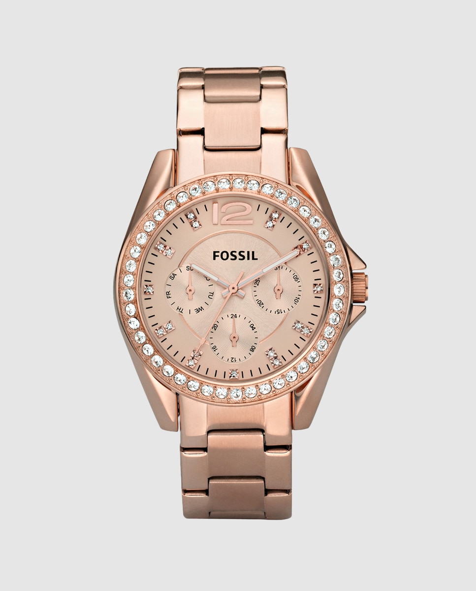 Reloj de mujer Fossil ES2811 Riley Rosa-1
