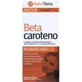 NaturTierra Betacaroteno 30 cápsulas