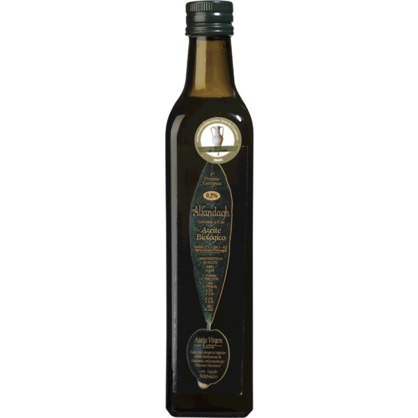 Alfandagh Azeite Virgem Extra Biológico 0,2% garrafa 500 ml