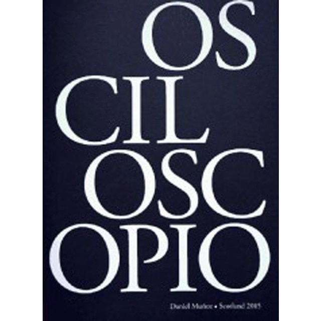 Imagen 0 de Osciloscopio: Cuaderno de escocia (Tapa blanda)