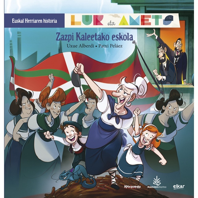 Imagem 0 de Zazpi kaleetako eskola: Lur eta Amets. Euskal Herriaren historia (Capa mole)