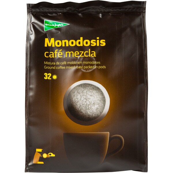 Comprar café molido mezcla en monodosis 32 unidades aptas