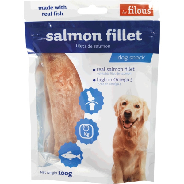 Snack para Cão Filete de Salmão embalagem 100 g