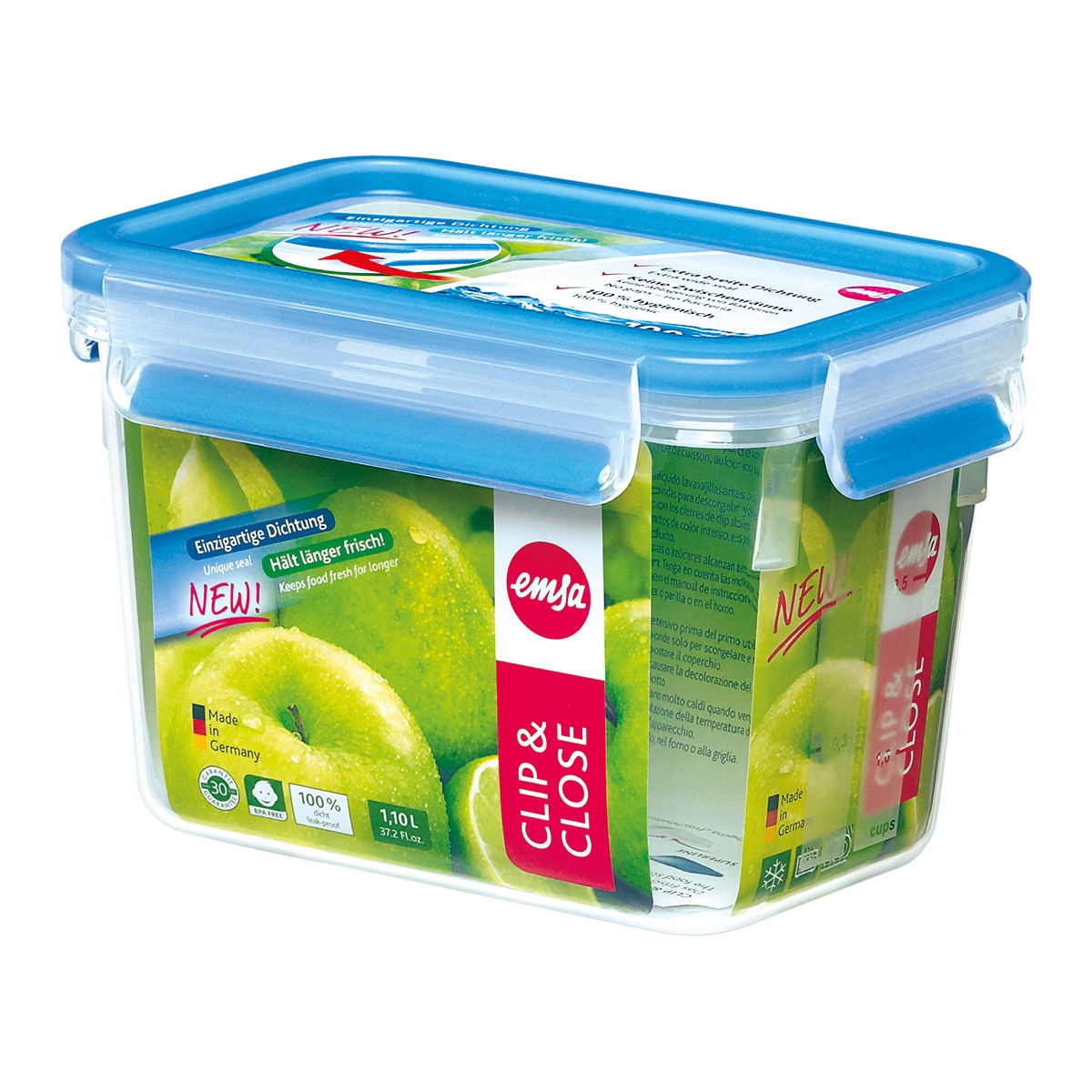 Imagem 0 de Caixa hermética rectangular alta Clip & Close Emsa