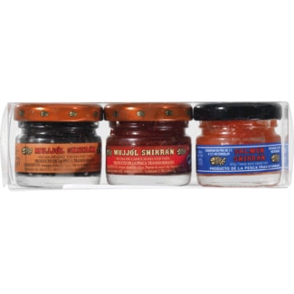 Ovas de Mujjol + Sucedâneo + Salmão Pack 3x25g frasco 75 g - Shikra'n