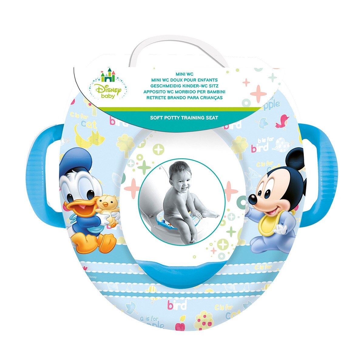 Disney Baby - Reductor Mini WC Con Asas Mickey Baby Point Pot Azul