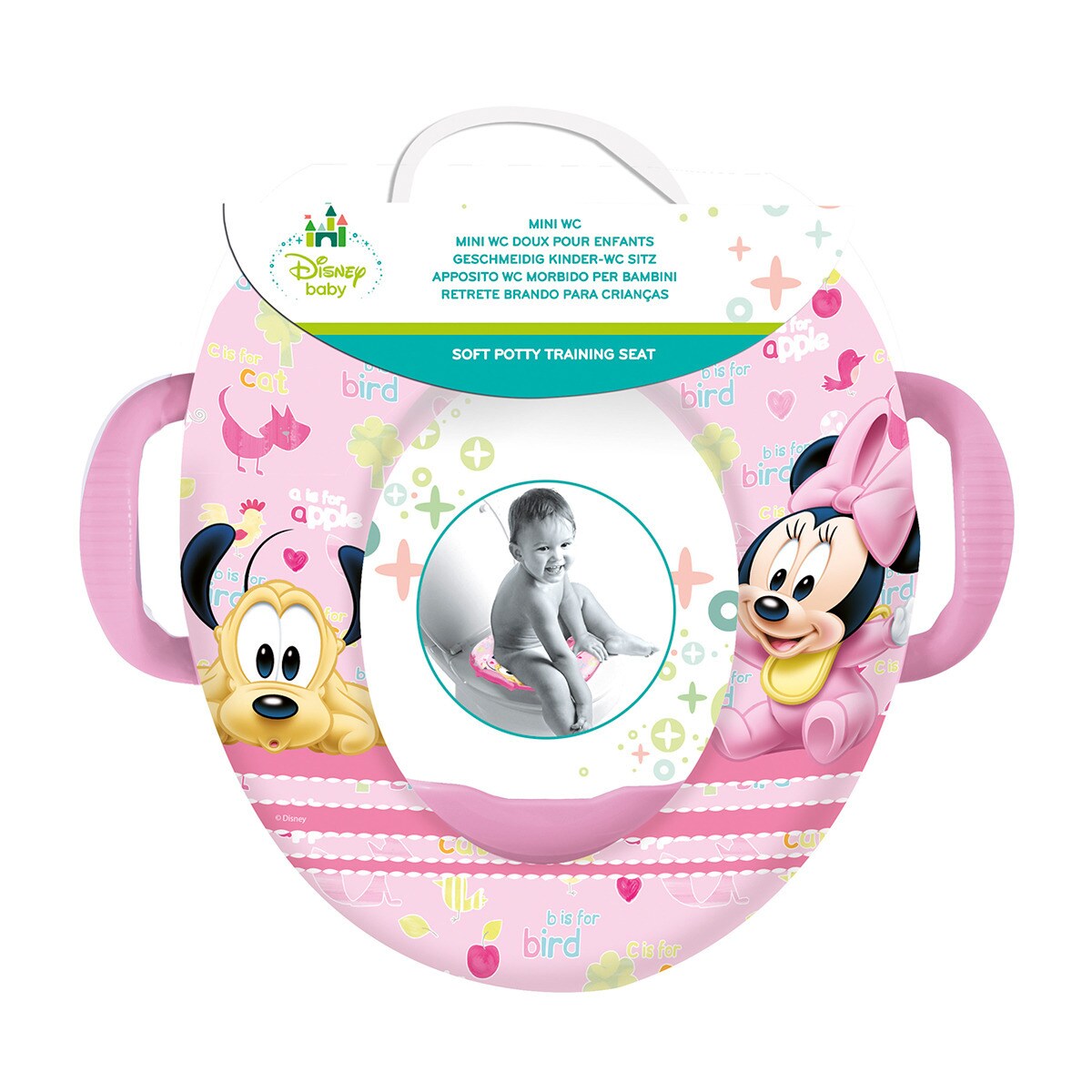 Disney Baby - Reductor Mini WC Con Asas Minnie Baby Point Pot Rosa