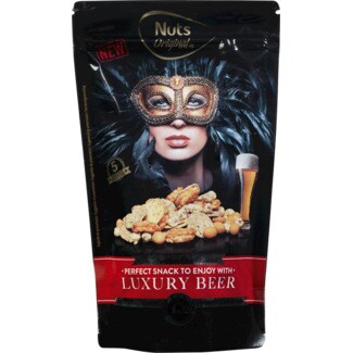 Nuts Original Aperitivos Luxury Beer embalagem 150 g