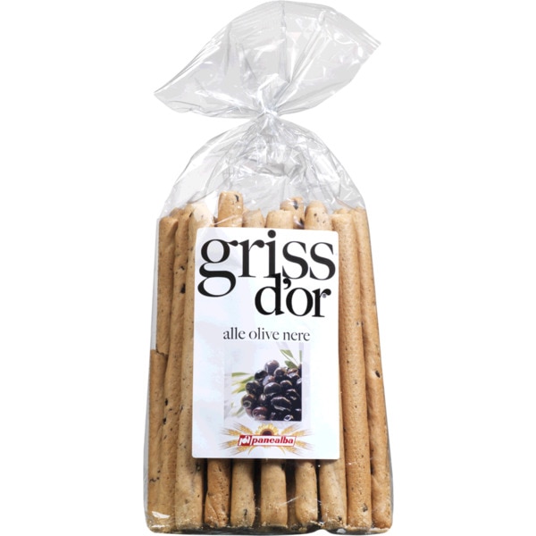 Gressinos D´or com Azeitona Preta embalagem 250 g