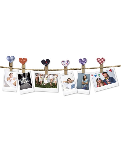 Imagem 0 de Instax Design Clips Fujifilm Heart