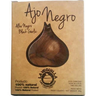 ajo negro 100% natural 2 cabezas estuche 90 g - La Veguilla