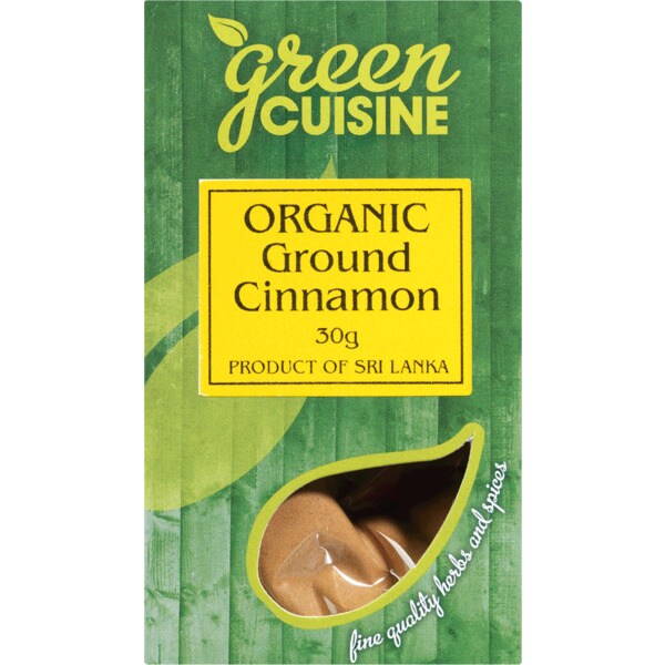 Green Cuisine Canela em Pó Biológica embalagem 30 g