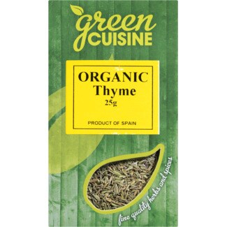 Green Cuisine Tomilho Biológico embalagem 25 g