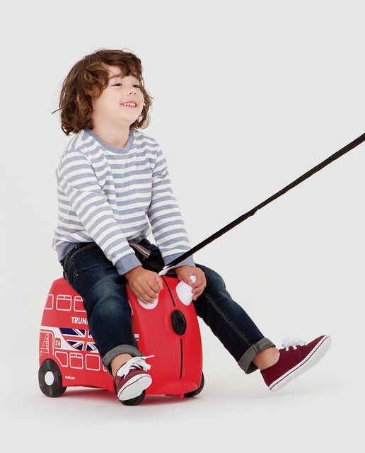 Maleta infantil BORIS BUS, rígida roja, con capacidad 18 L · Trunki · El  Corte Inglés