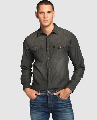 Camisa vaquera hombre el corte inglés Outlet